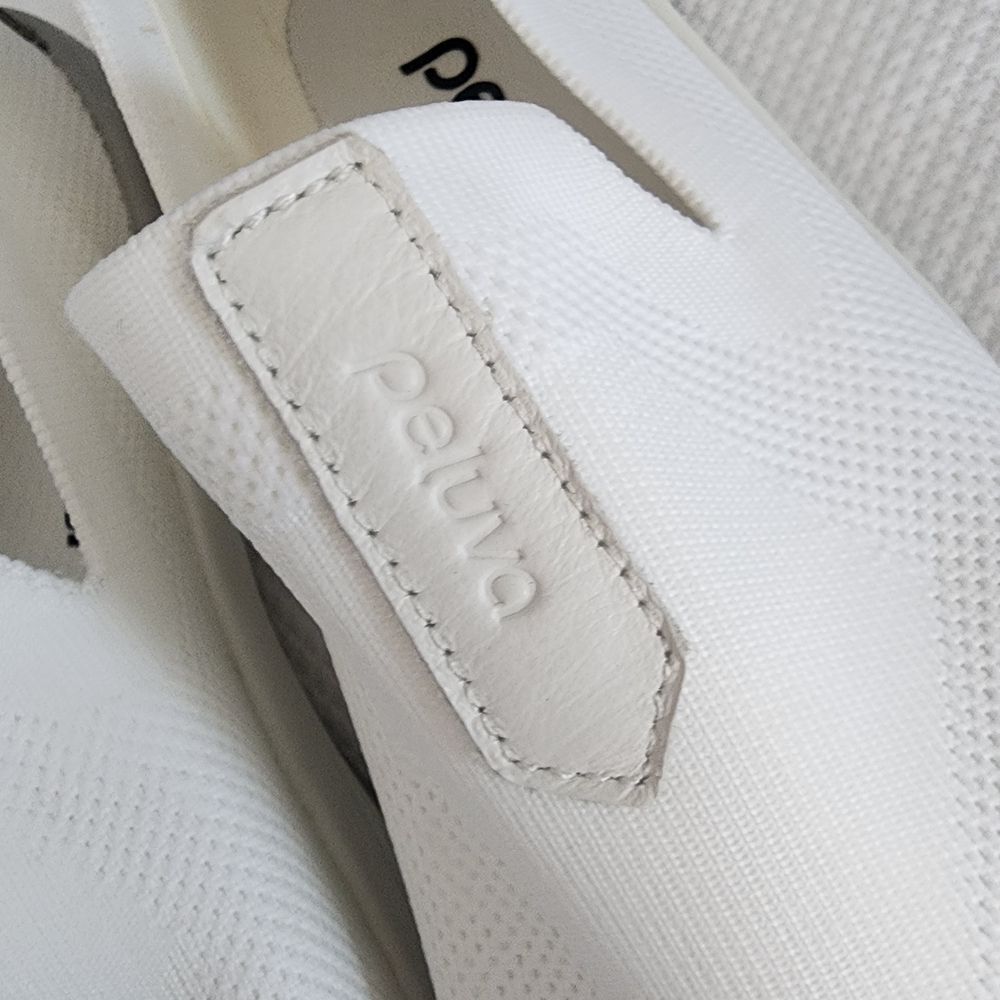 Peluva White Slip-On Toe Loafers - Picture 5 of 13